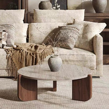 Load image into Gallery viewer, Kimitomo Travertine Coffee Table
