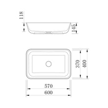 Load image into Gallery viewer, Selma Top-Mounted Rectangular Basin
